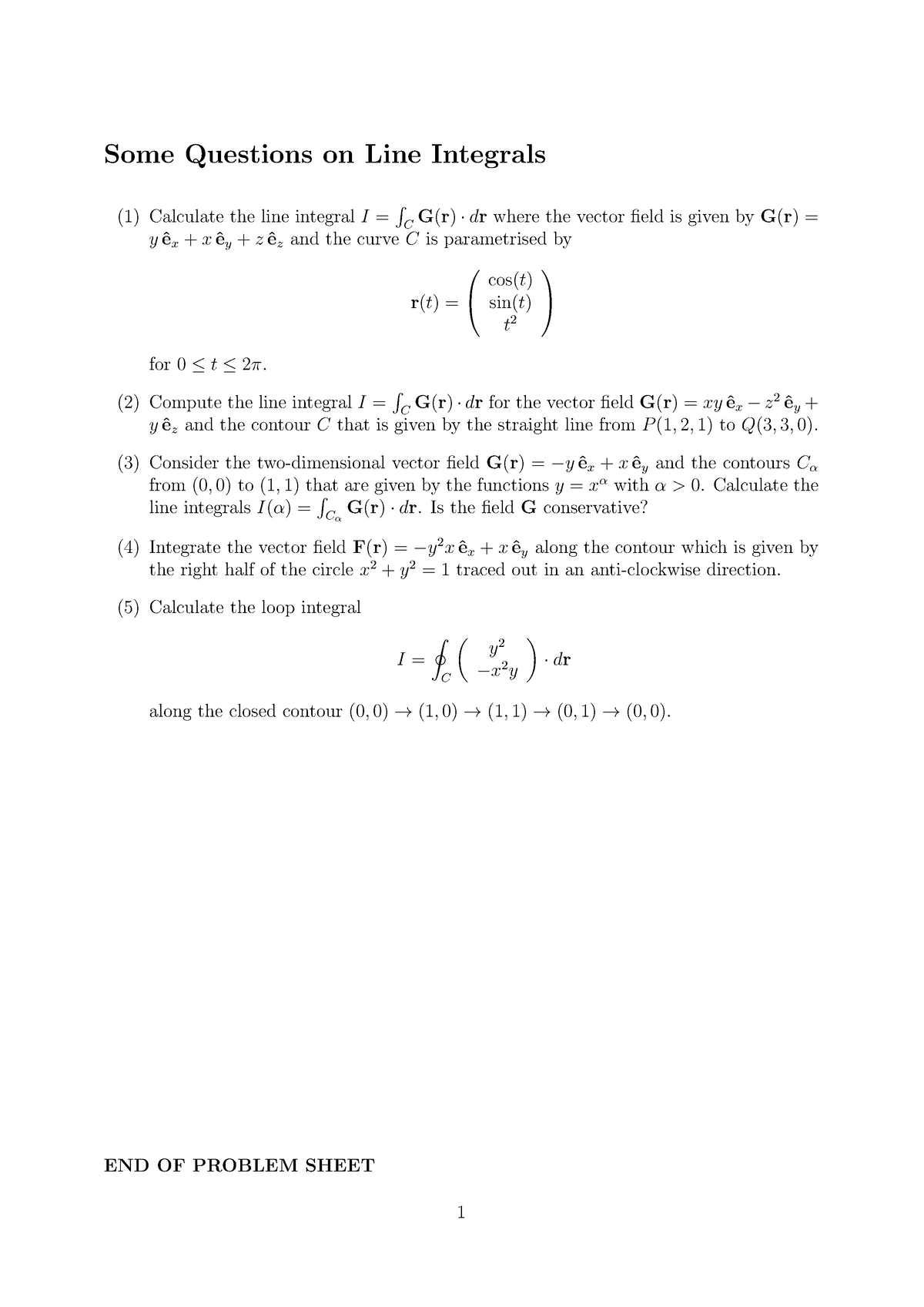 Line Integrals Line Integral Questions From The 2021 2022 Acedemic   Thumb 1200 1697 