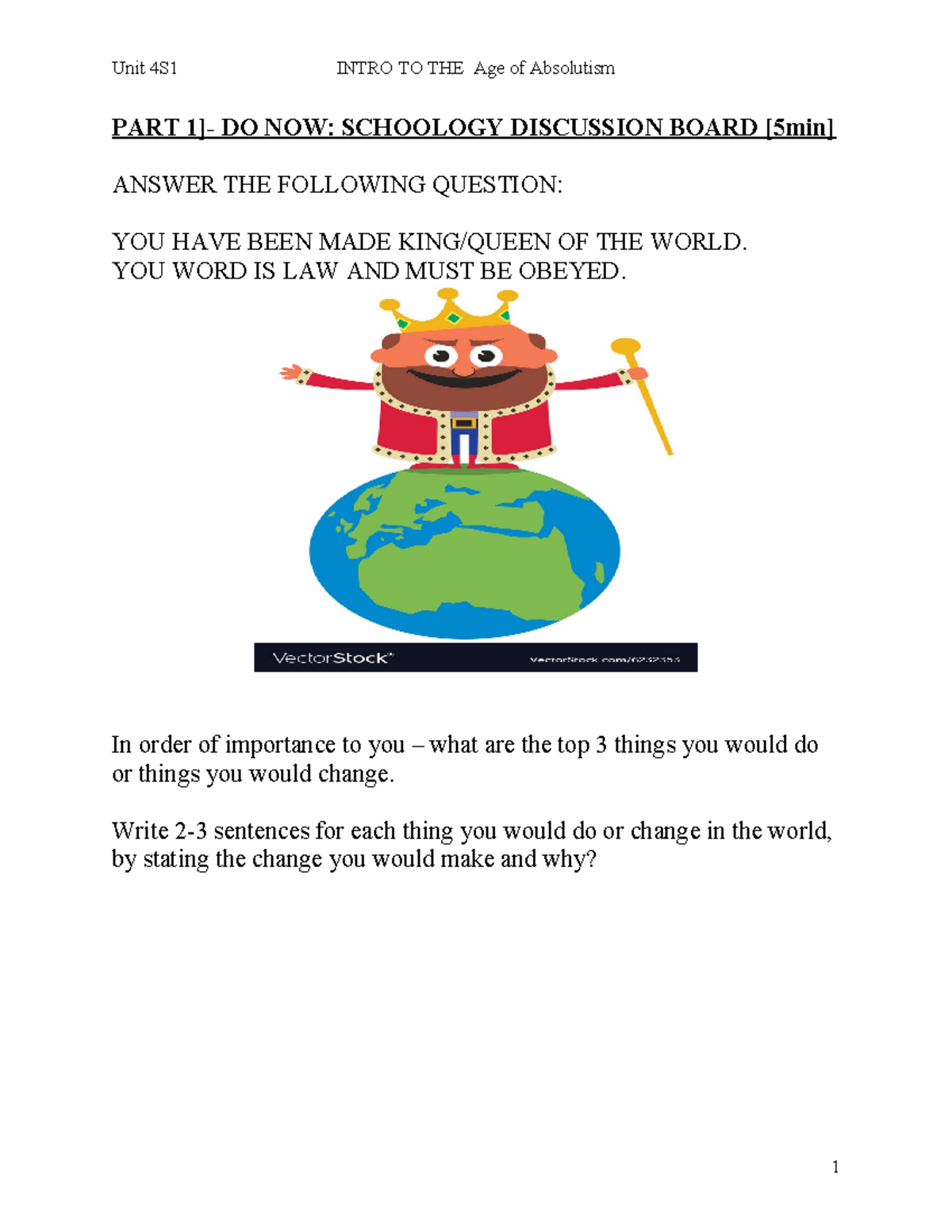 23-24+WH-U4-S1 Intro+TO+ Absolutism-student+packet-p4-DONE - PART 1 ...