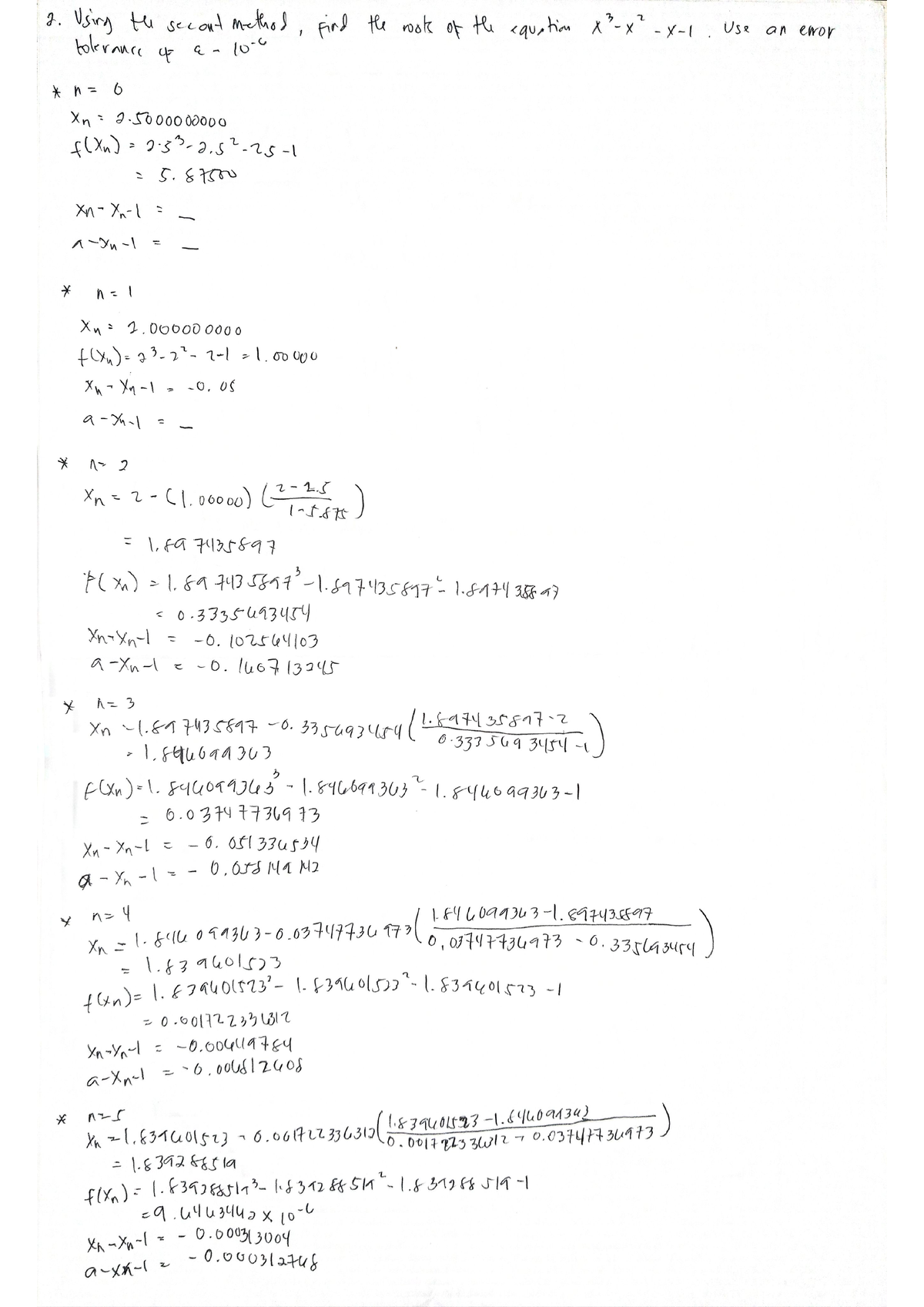 day 44 homework calculus