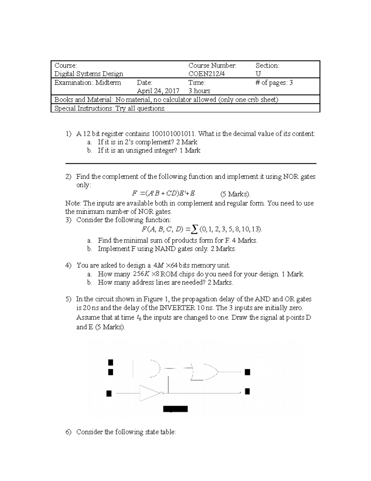 Final+2017 - Practice Final 2017! These questions are for practice ...