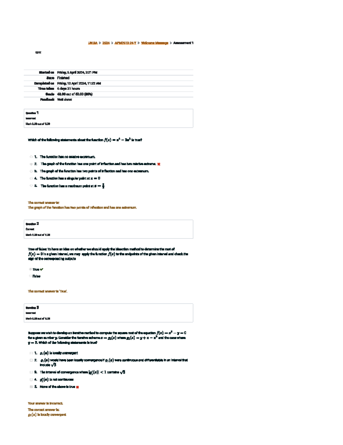 Assignment 1 Answers - COS2633 - Studocu