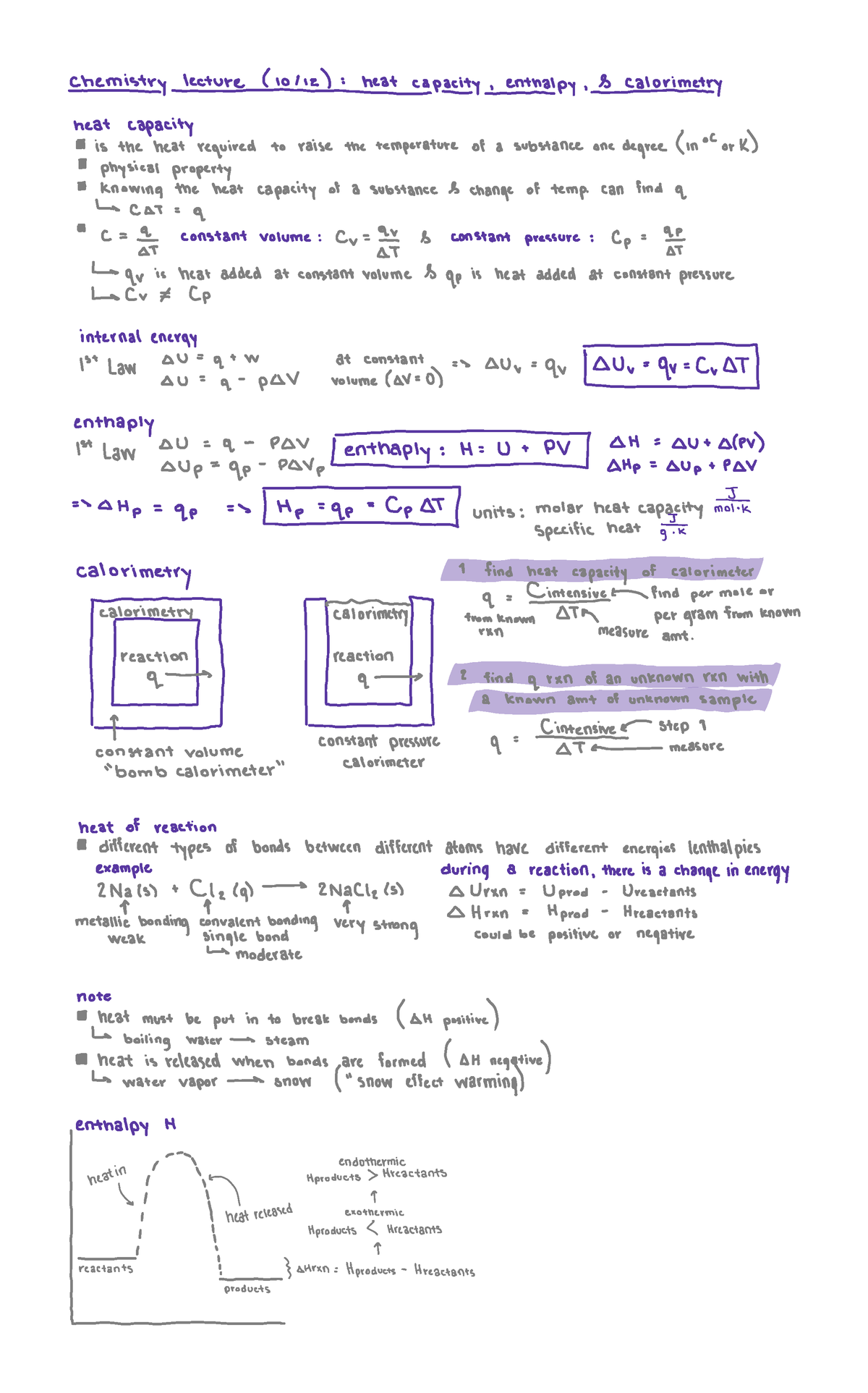 chemistry-lecture-10-12-heat-capacity-enthalpy-and-calorimetry