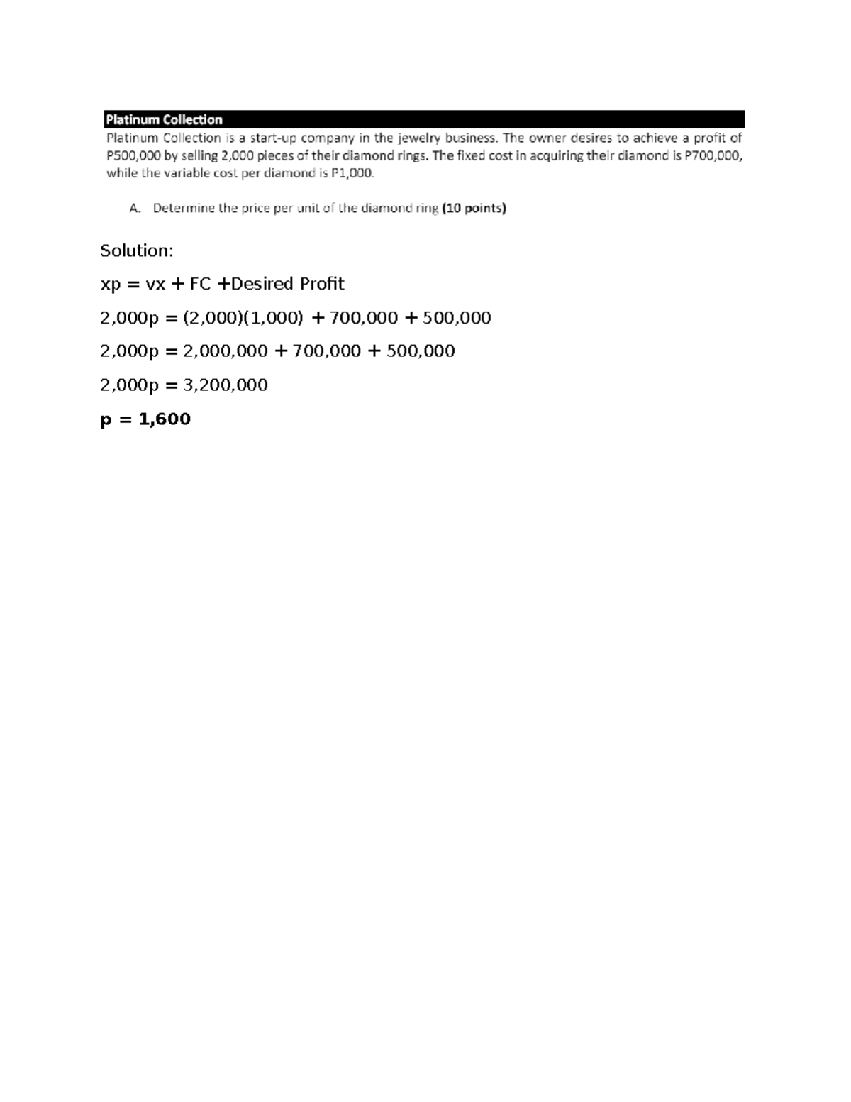 SCM 09Activity 1 - Strat Cost Management - BS Accountancy - Solution ...