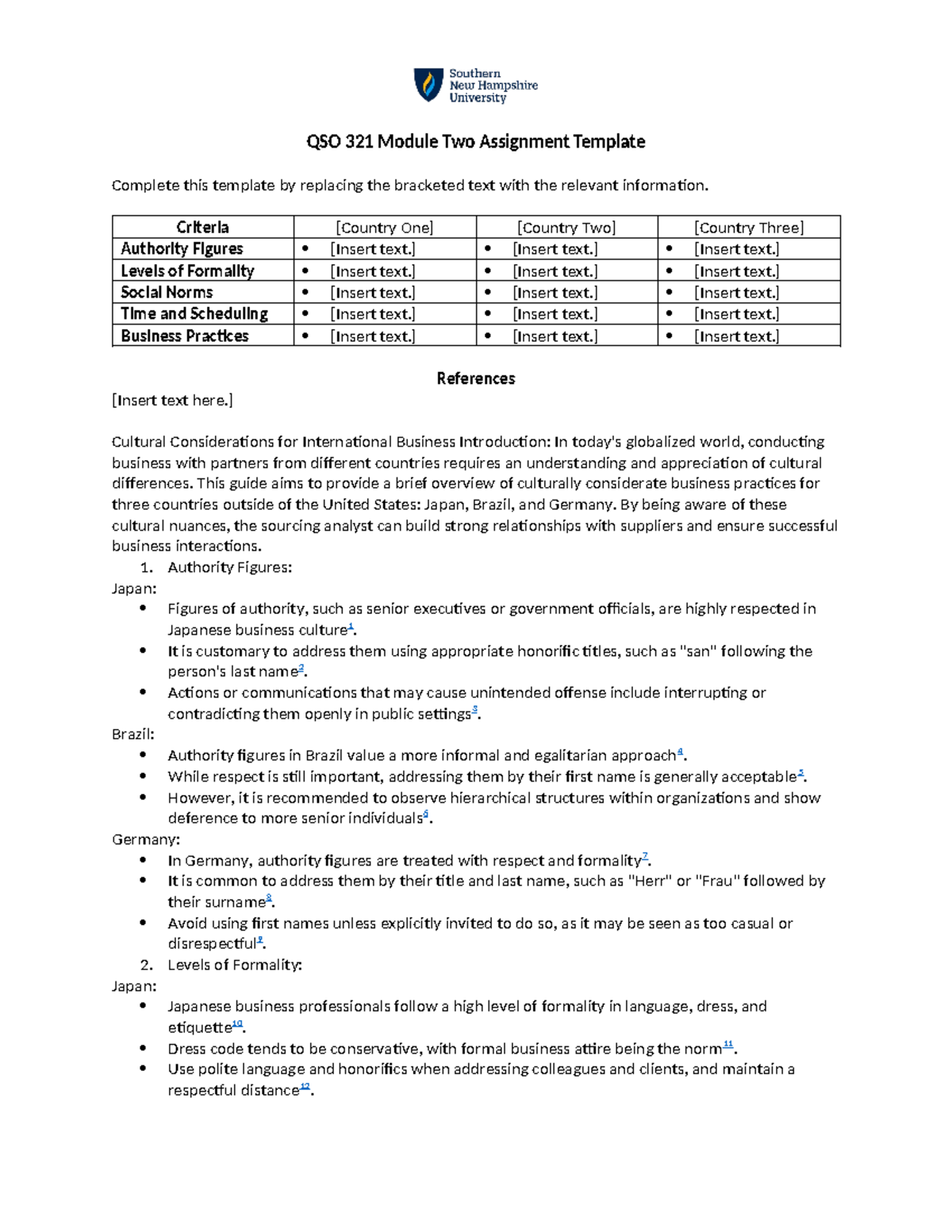 QSO 321 Module Two Assignment Template - QSO 321 Module Two Assignment ...