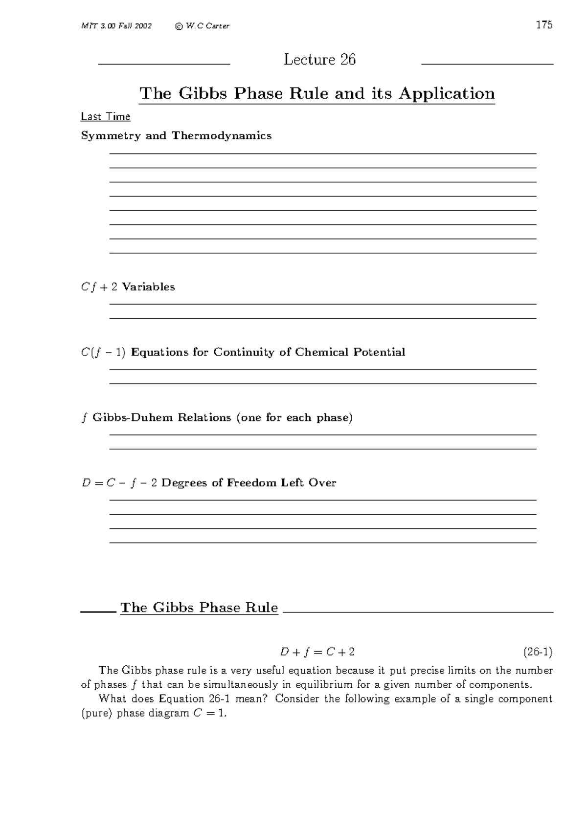 the-gibbs-phase-rule-and-its-application-what-does-equation-26-1-mean