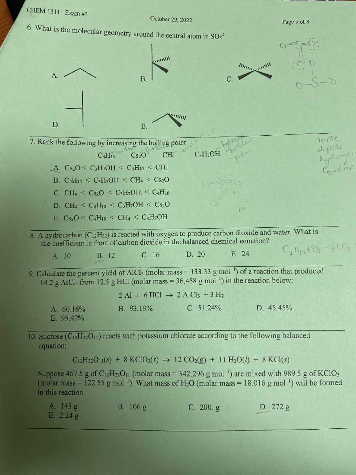 IMG 0680 GEN CHEM 1 Past questions - CHEM 1311 - Studocu