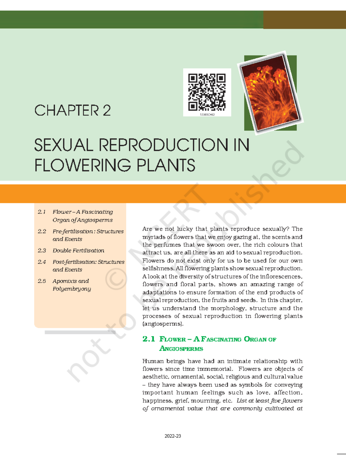 Lebo102 Are we not lucky that plants reproduce sexually? The myriads