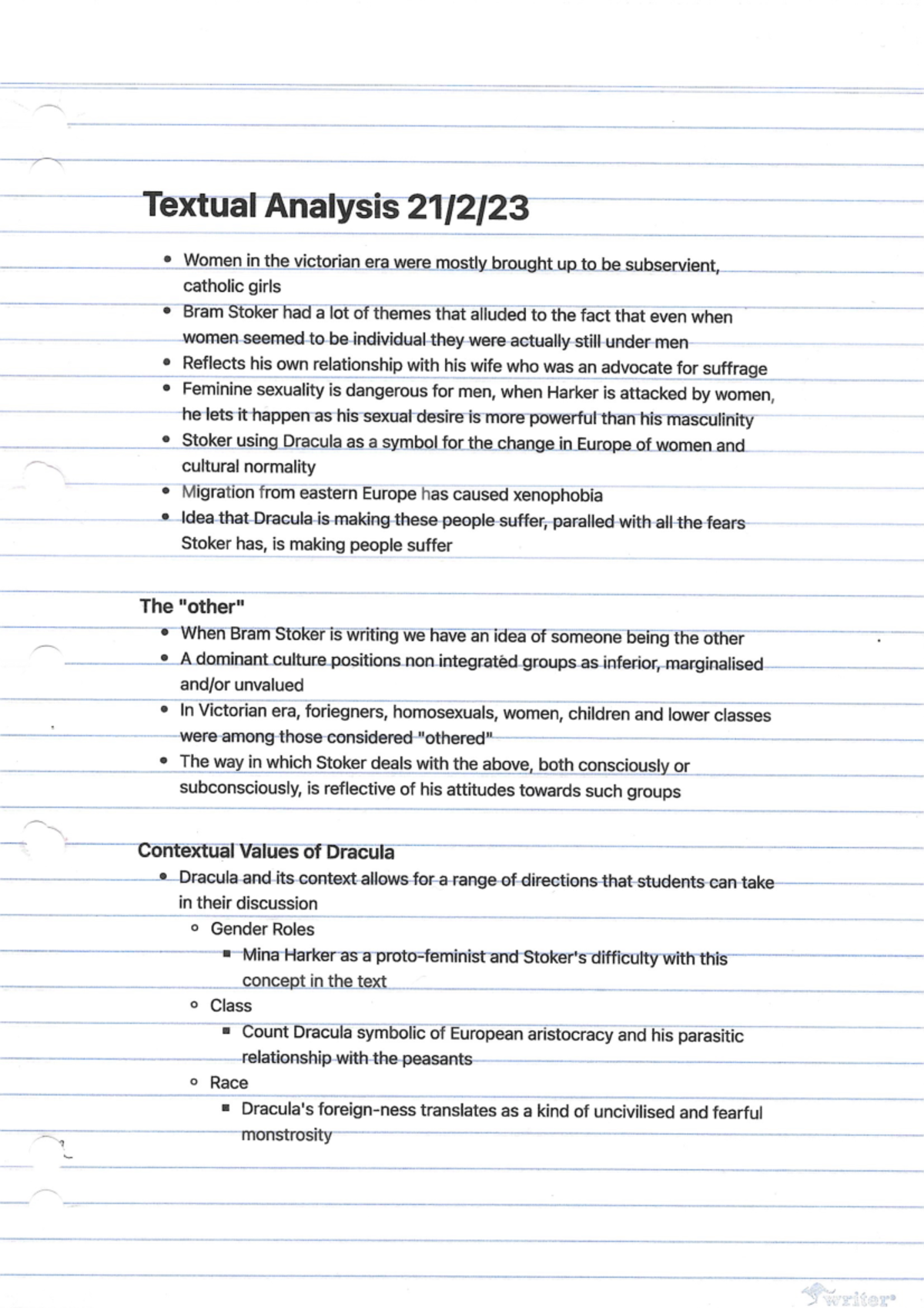 Extension English Notes Term 1 Studocu