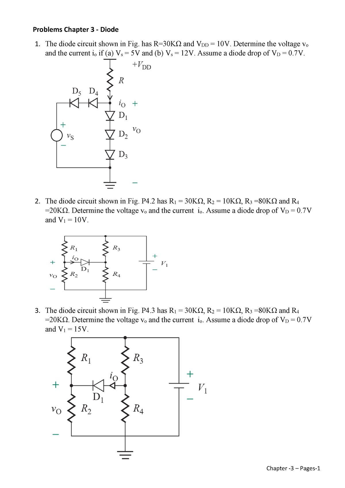 Problems Chapter 3 Contents - Chapter -3 – Pages- Problems Chapter 3 ...