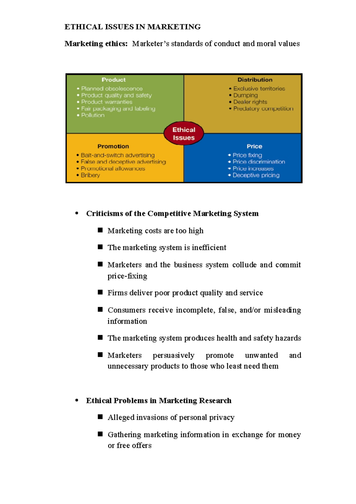 Ethical Issues In Marketing Ethical Issues In Marketing Marketing Ethics Marketers Standards 