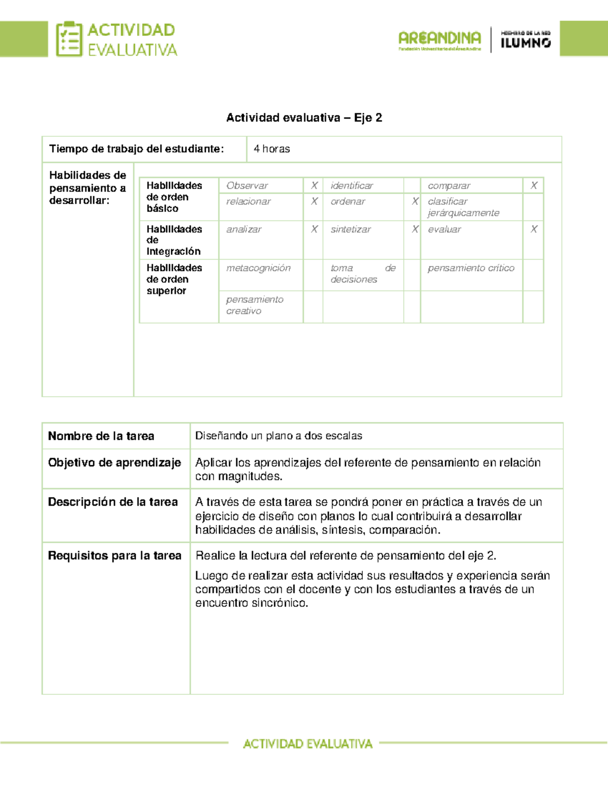 Actividad evaluativa - Eje 2 - Actividad evaluativa – Eje 2 Tiempo de ...