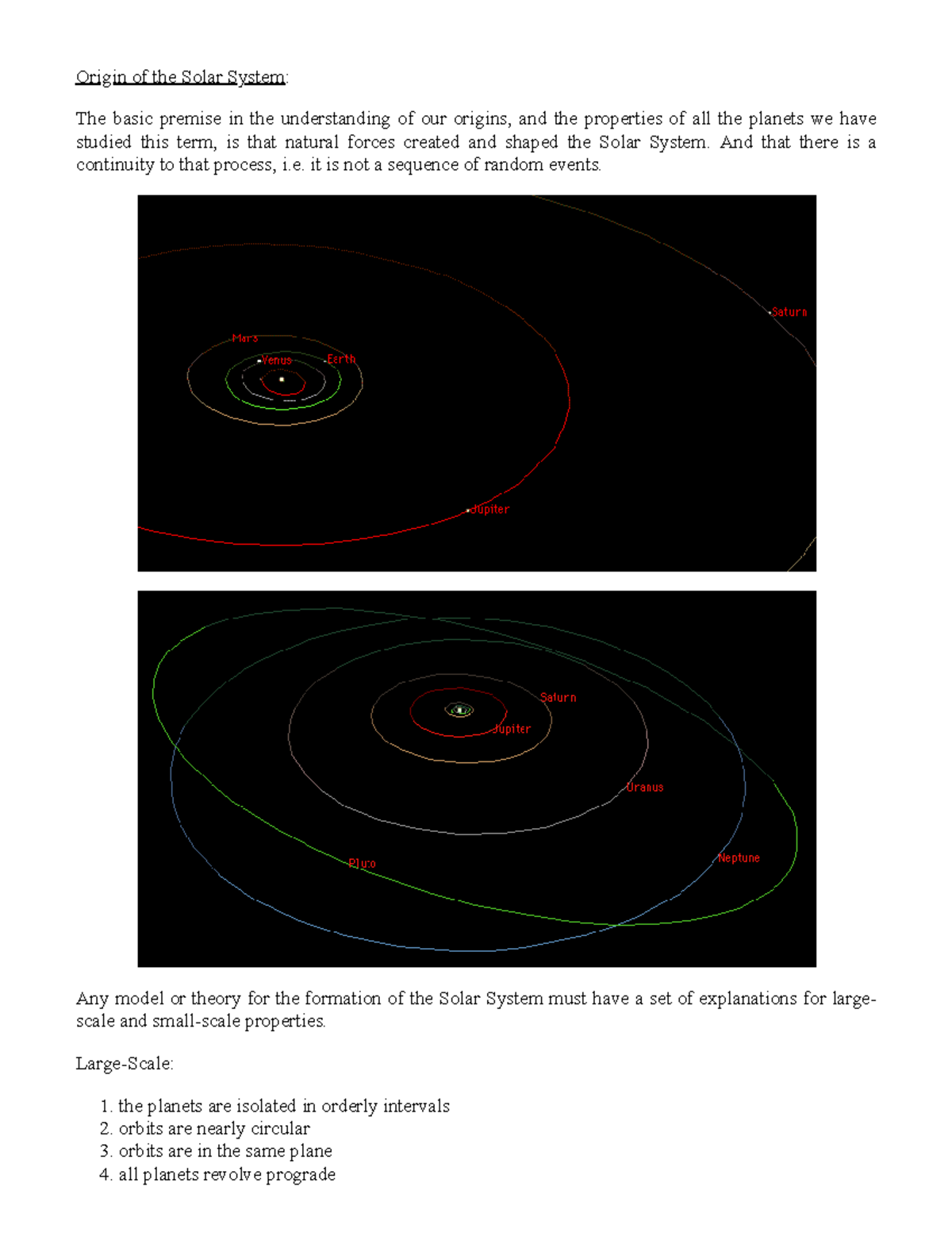 Solar system 1 - This is summary of lecture and you can read it if you ...