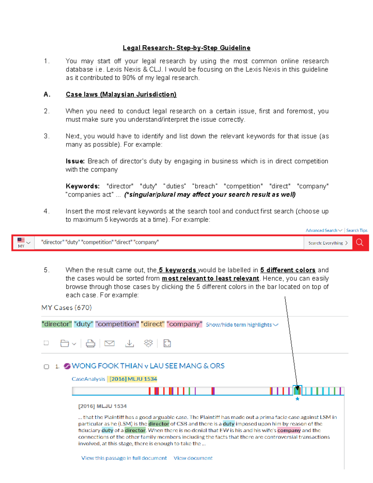 Legal Research-Guideline @31 - Legal Research- Step-by-Step Guideline ...