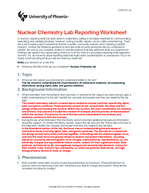 Chm151 V4 Wk2 Energy Surfaces And Spontaneous Reactions Lab Report ...