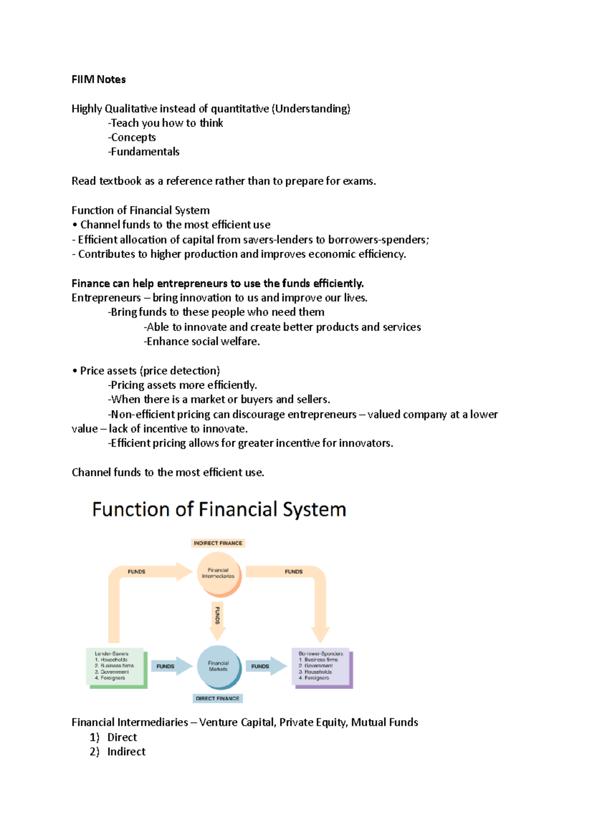 FIIM Notes Latest.docx - FIIM Notes Highly Qualitative instead of ...