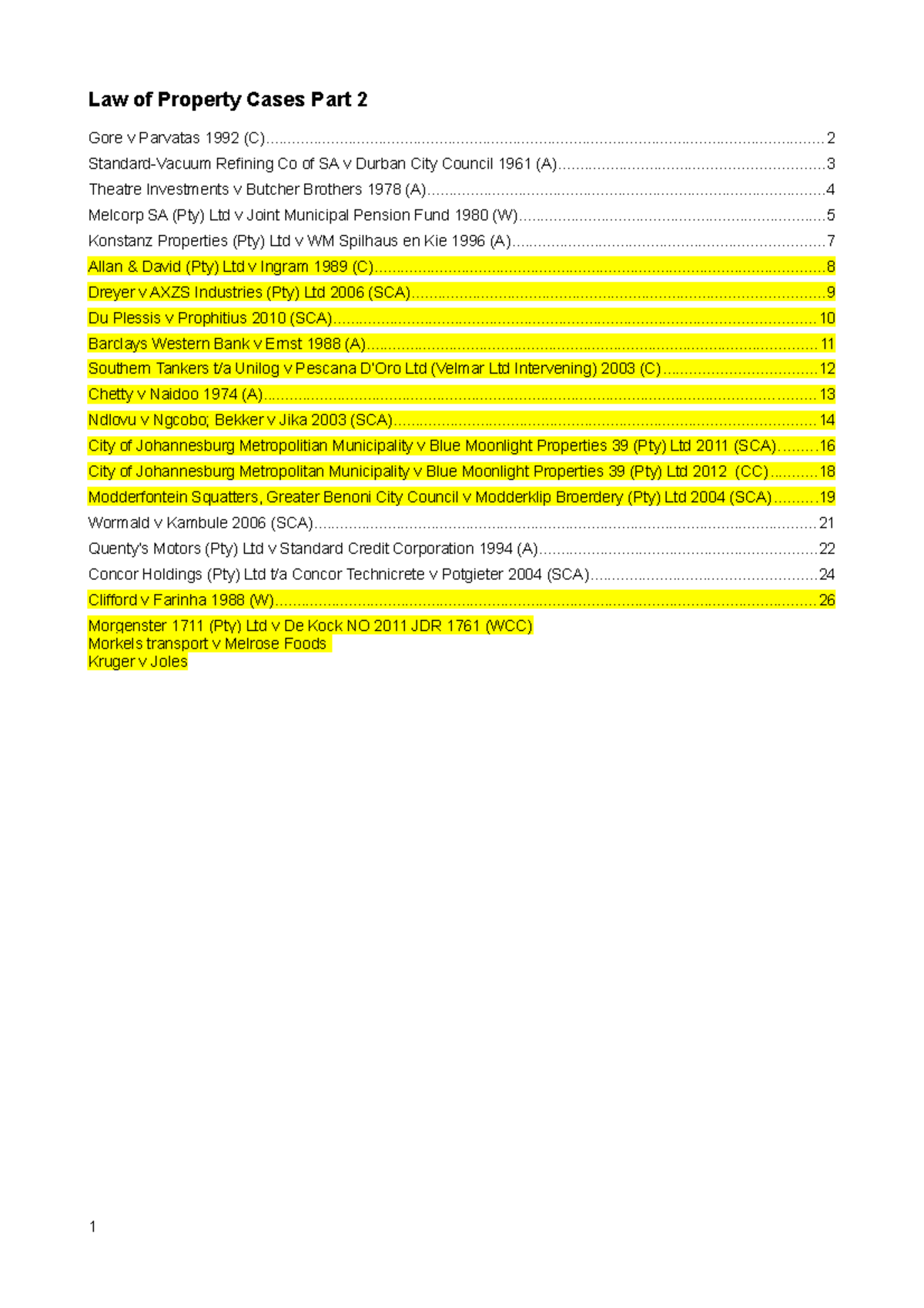 Property Cases Part 2 Vgghhhhhhhhh. Ghjjjhf Gfftuijgv Bbfghjjm Hi it