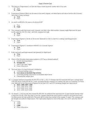 Exam 1 Quiz - Comprehensive lecture and exam notes - Exam 1 Review Quiz ...