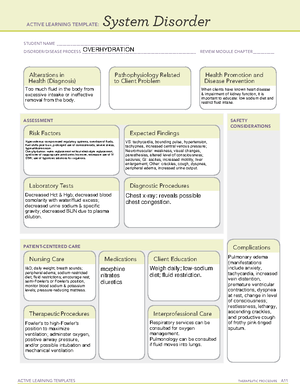 Respiratory Acidosis - ATI System Disorder - ACTIVE LEARNING TEMPLATES ...