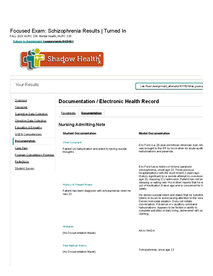 Shadow Health® │ Digital Clinical Experiences™ From Elsevier Nursing ...