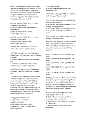 NIC - nclex - nurse calculate pao2/fio2 ratio for the following values ...