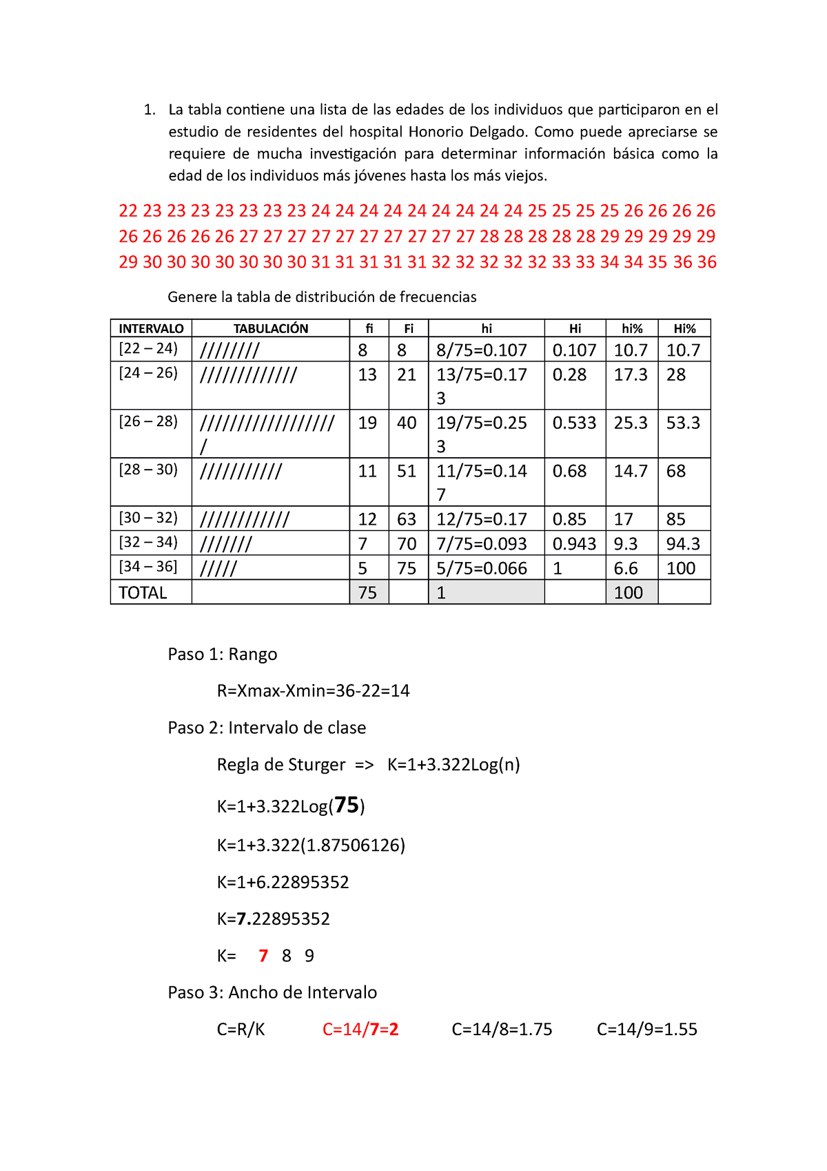 Ejercicios Tablas - B ESTADISTICA VARIADA - La Tabla Contiene Una Lista ...