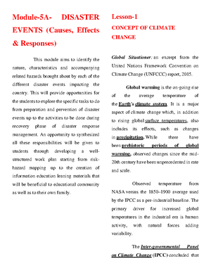 Module #4 Concept OF Disaster RISK Reduction (DRR) Concepts - MODULE-4 ...