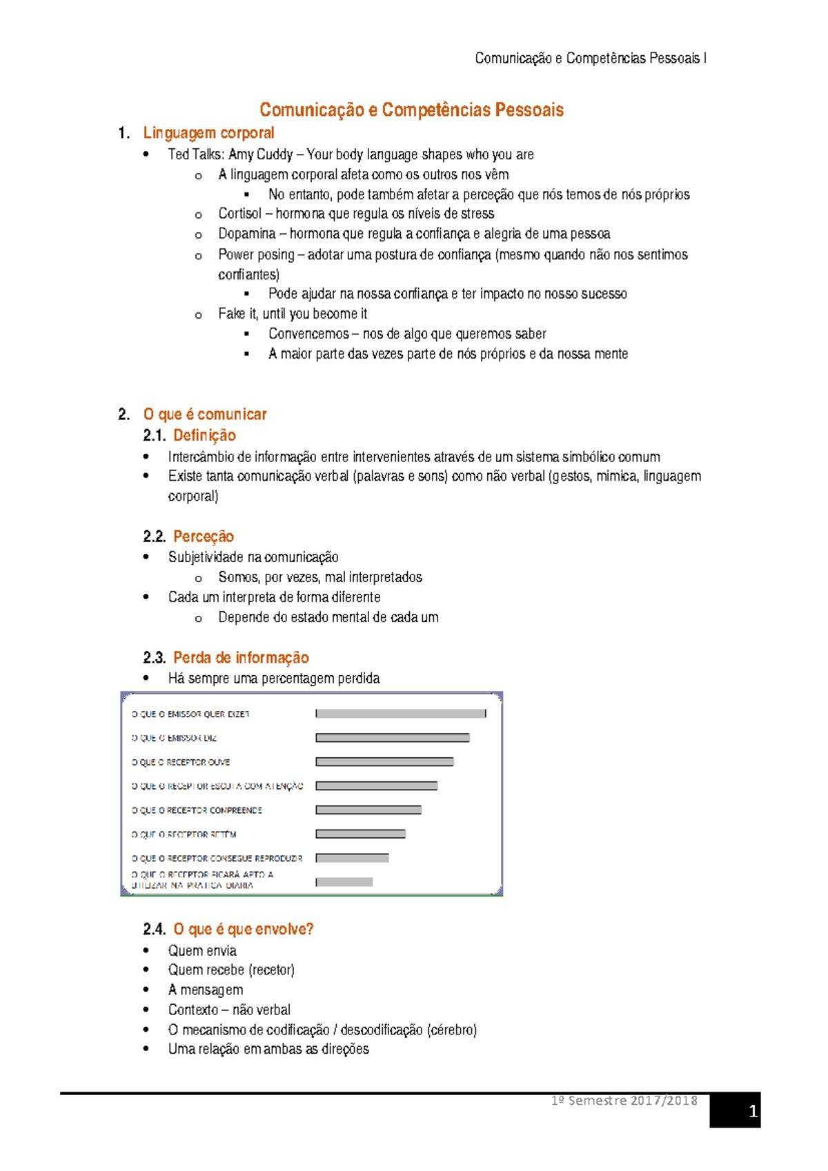 Resumos Para Exame Resumo Competencias Pessoais E Comunicacao E Pessoais E Pessoais 1 Linguagem Studocu