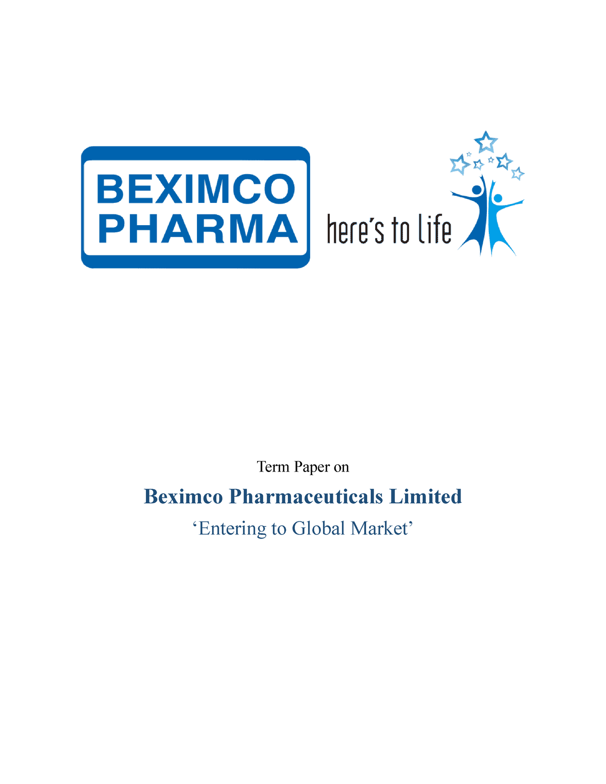 term paper on beximco pharma