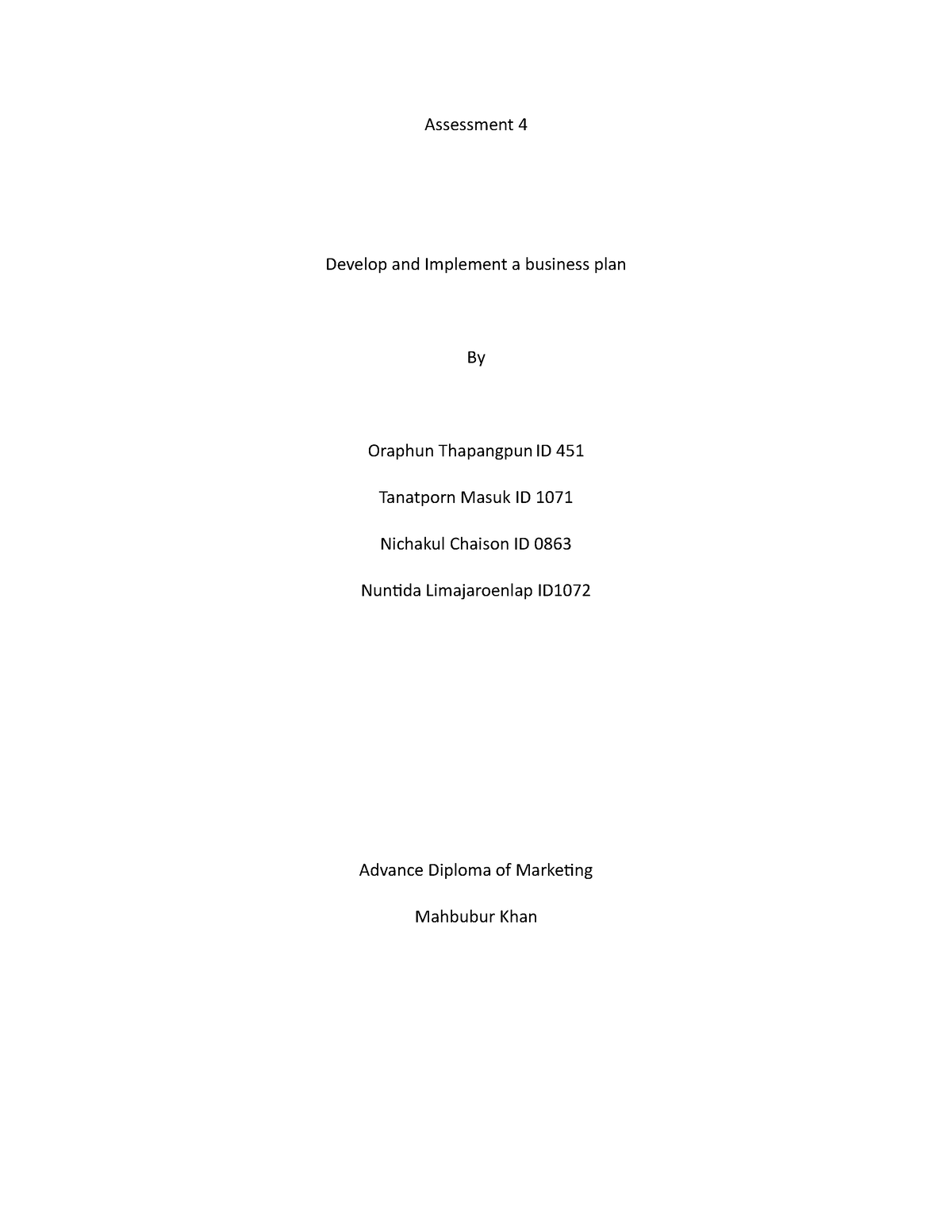 Analysis Report of B and A Toy Warehouse - Assessment 4 Develop and ...