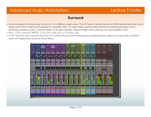 Lecture 10 Notes Network Communication - Advanced Audio Workstations ...