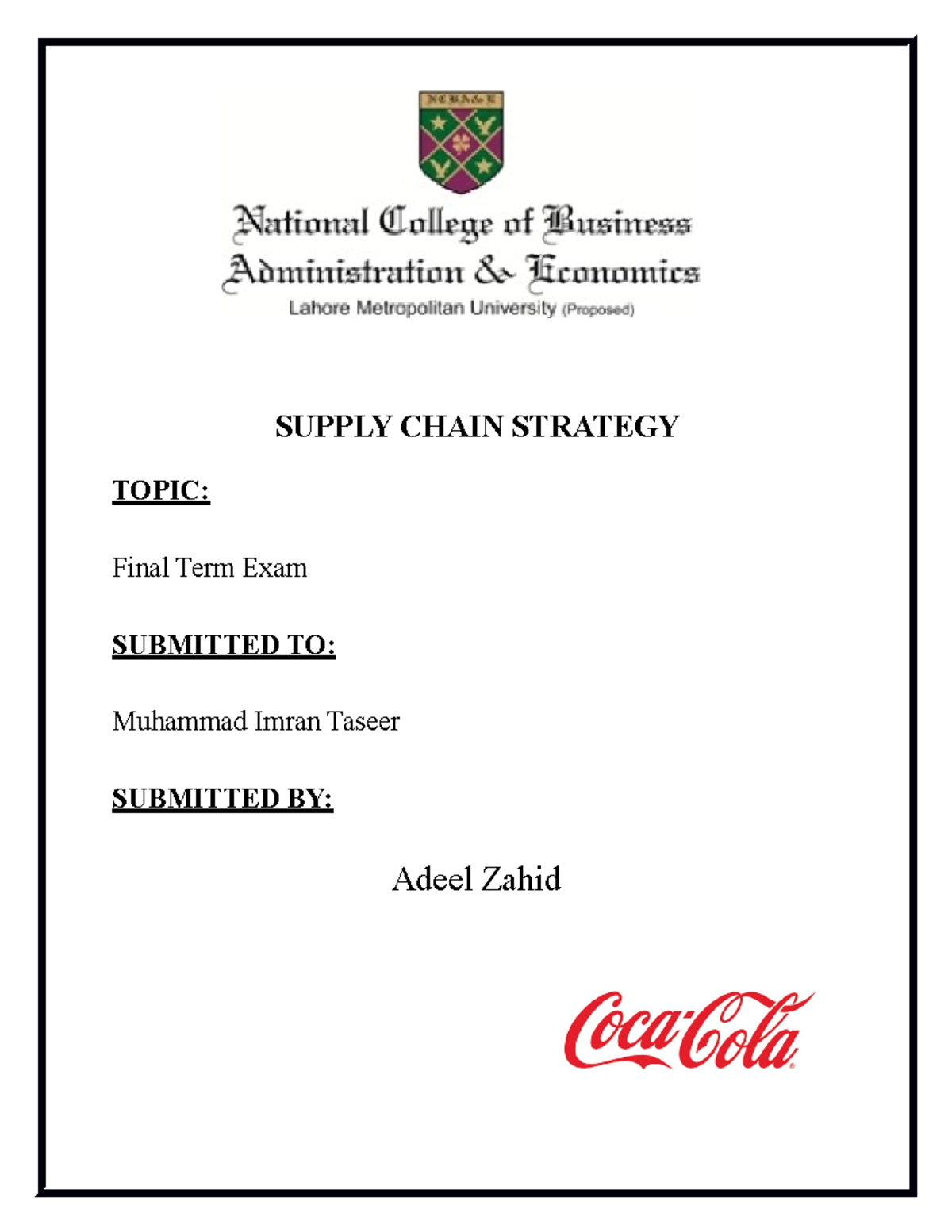 research questions on supply chain management