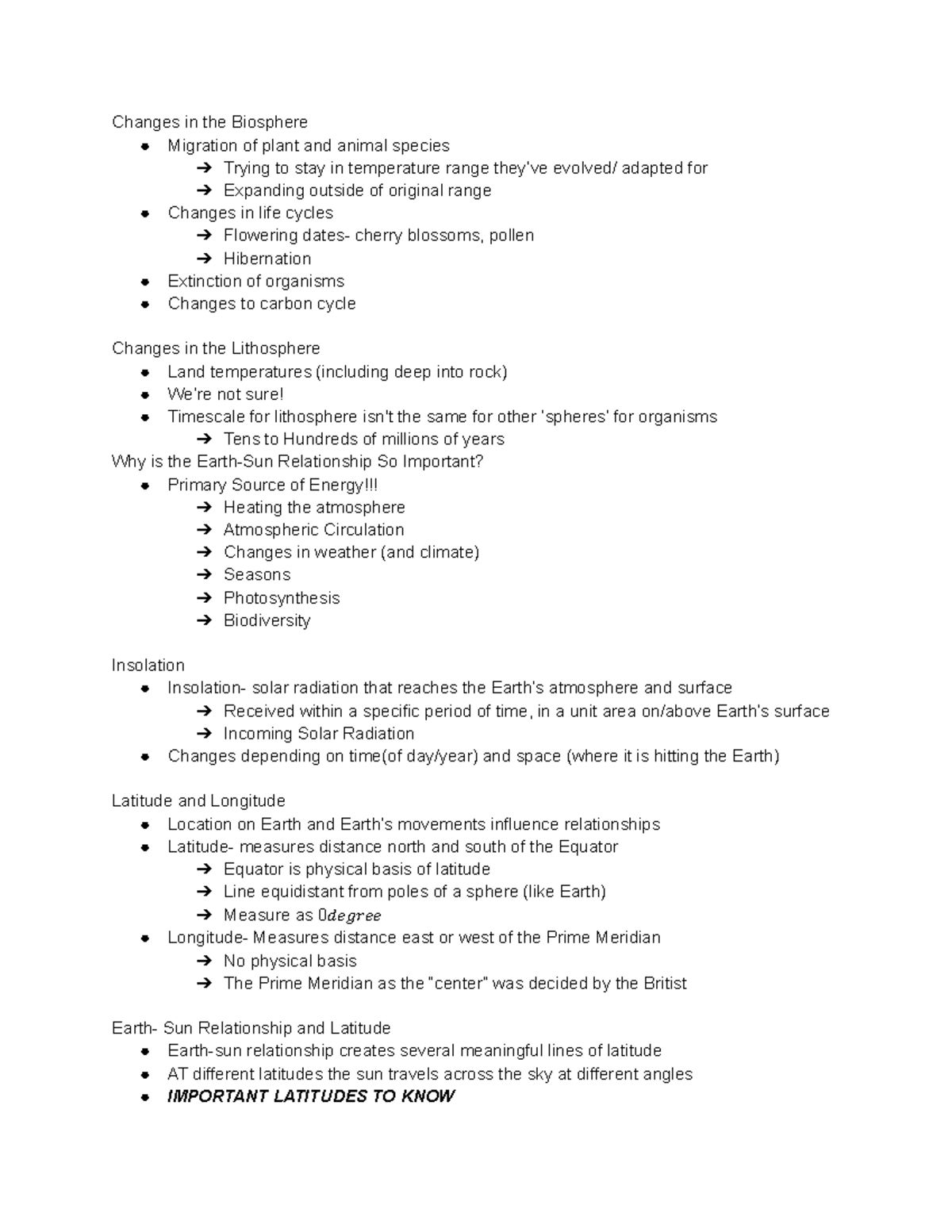 Stu Docu-2 - Professor: Alanna Higgins GEOG 107 Lecture Notes - Changes ...
