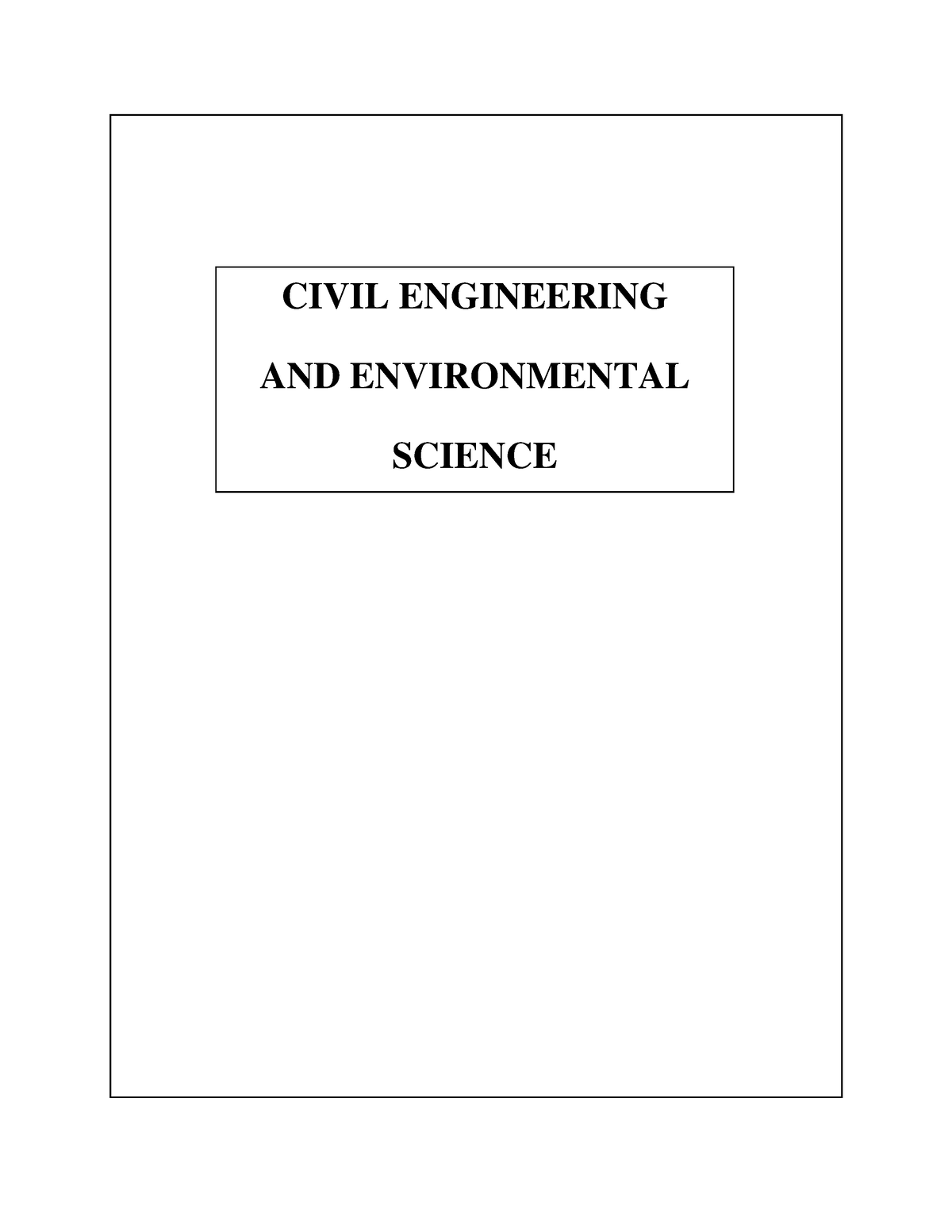 civil and environmental engineering thesis topics