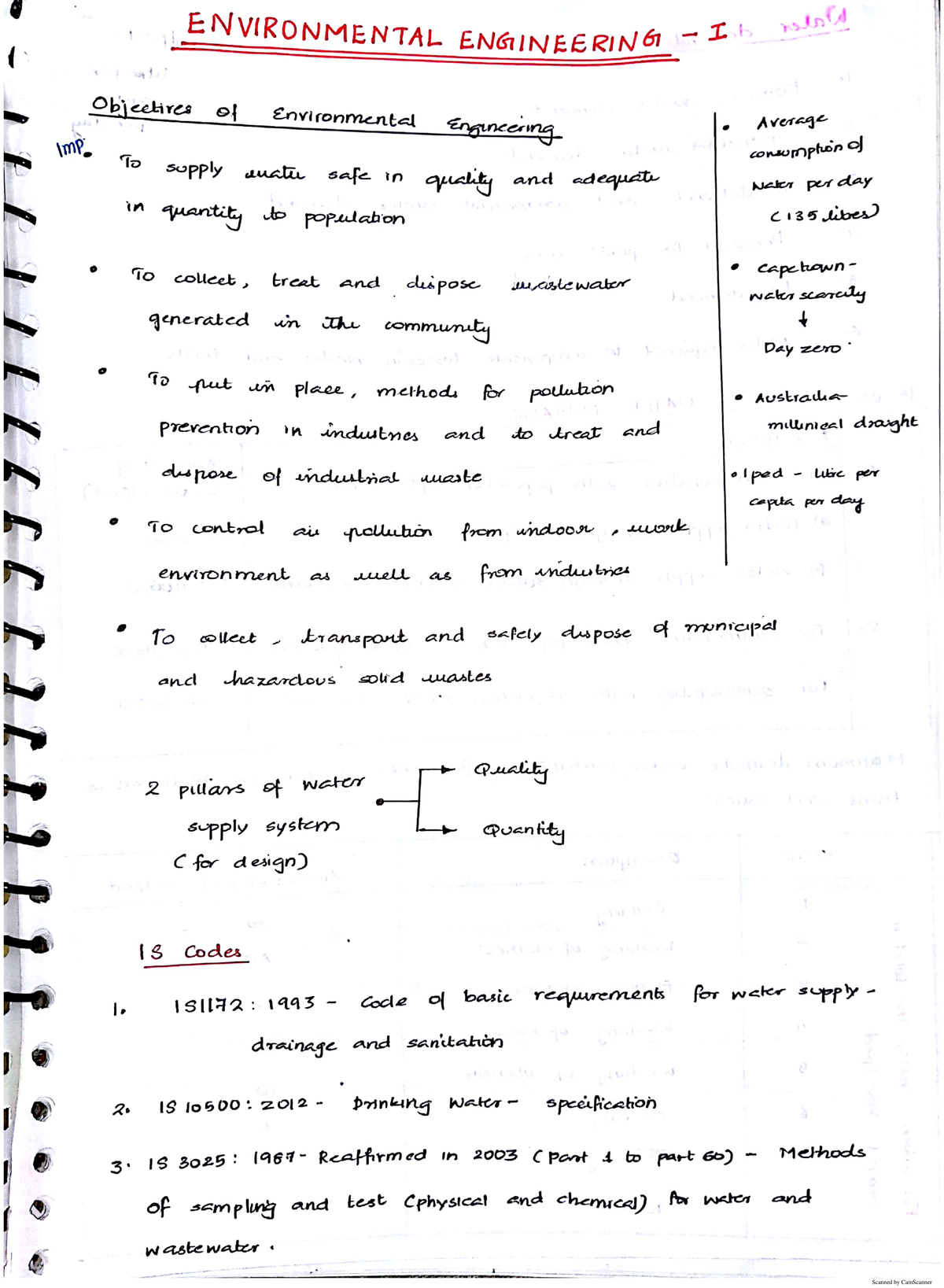 Environmental Engineering Module 1 - Studocu