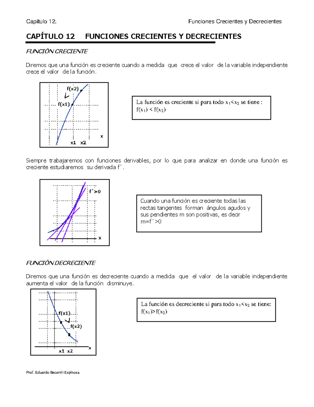 Resumen Respuestas Correctas Cap Tulo Funciones Crecientes Y