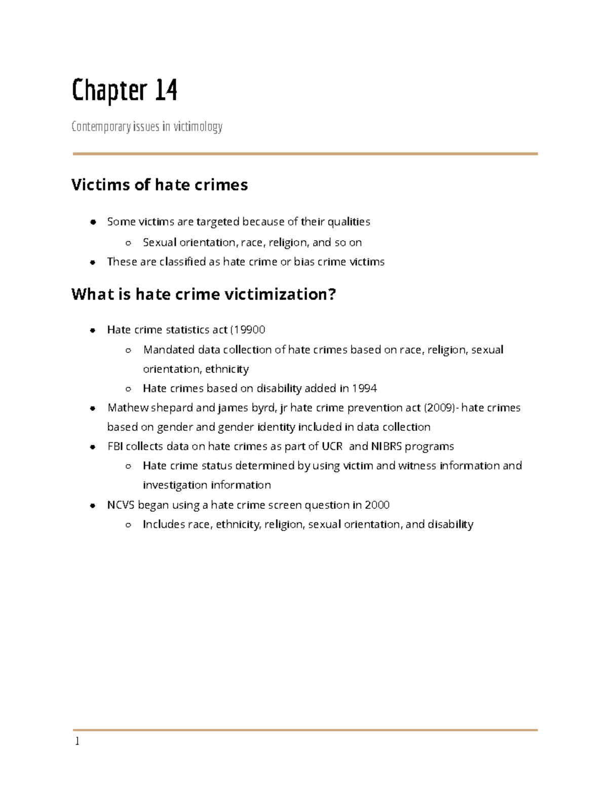 Chapter 14 - Lecture notes 14 - Chapter 14 Contemporary issues in ...