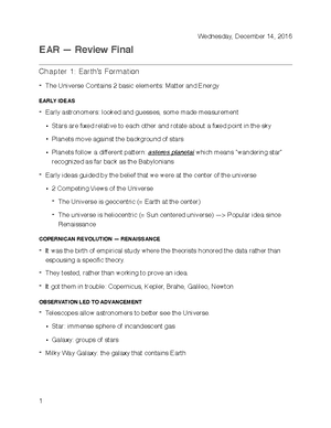 Chapter 3 - Drifting continents and Spreading Sea Lecture Notes ...