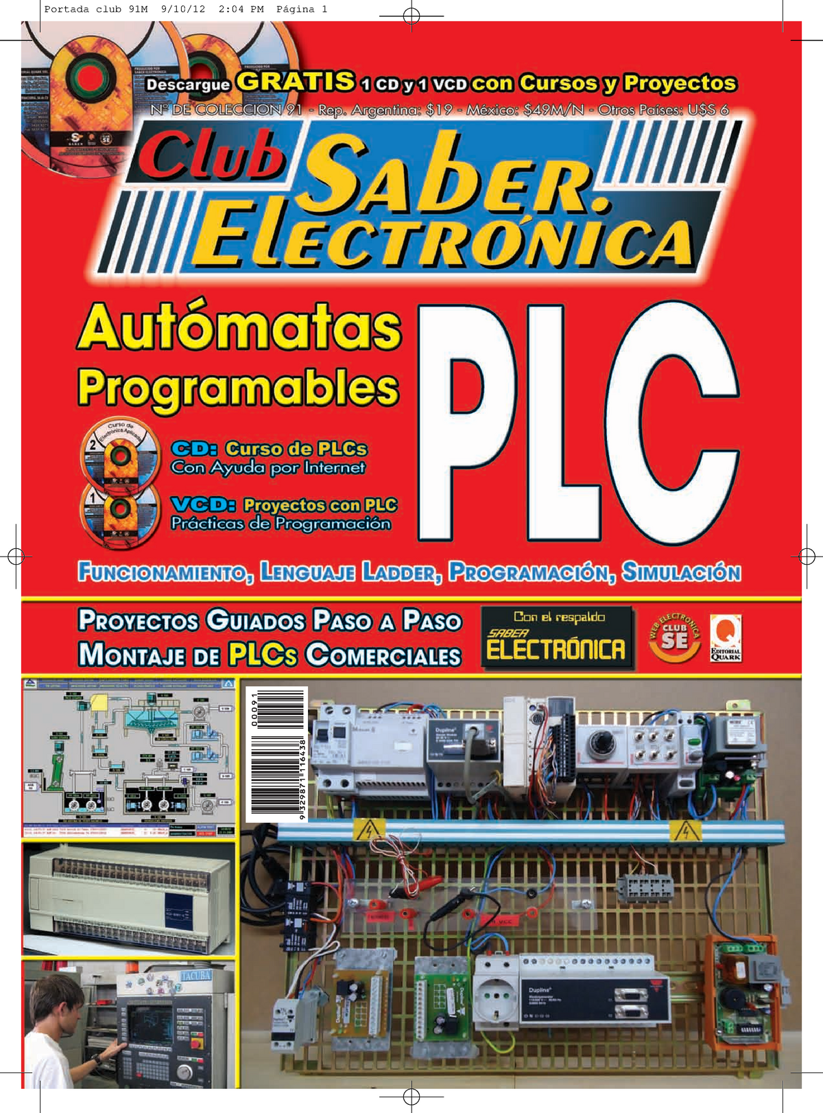 Club Saber Electronica - Autómatas programables PLC - 2ª de forros 9/10/12  4:30 PM Página 2ªFo PLC - Studocu