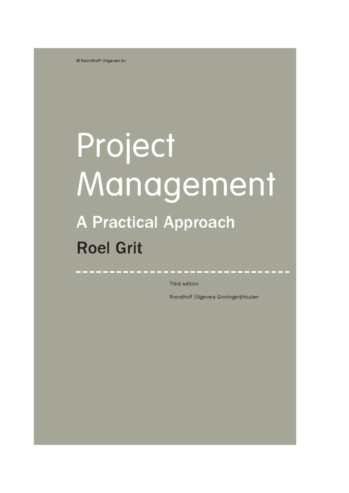 Project-management-by-roel-grit Compress - © Noordhoff Uitgevers Bv ...