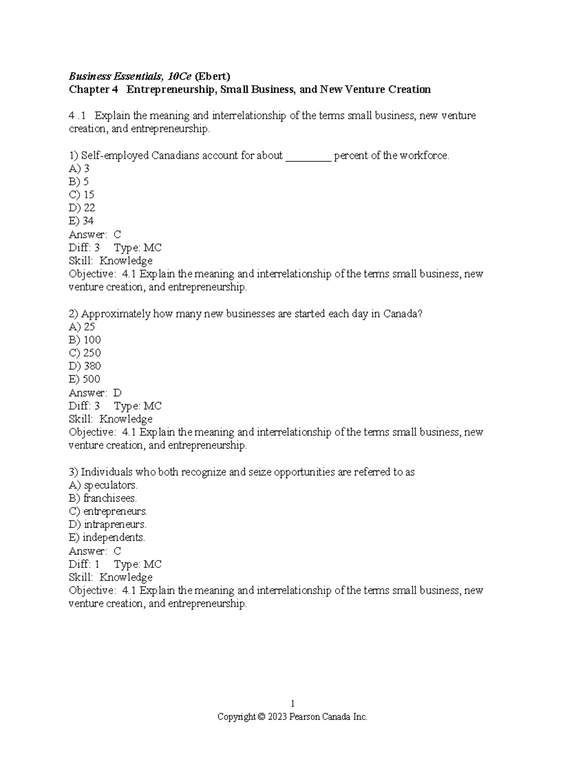 practice-questions-list-of-chapter-4-business-essentials-10ce-ebert