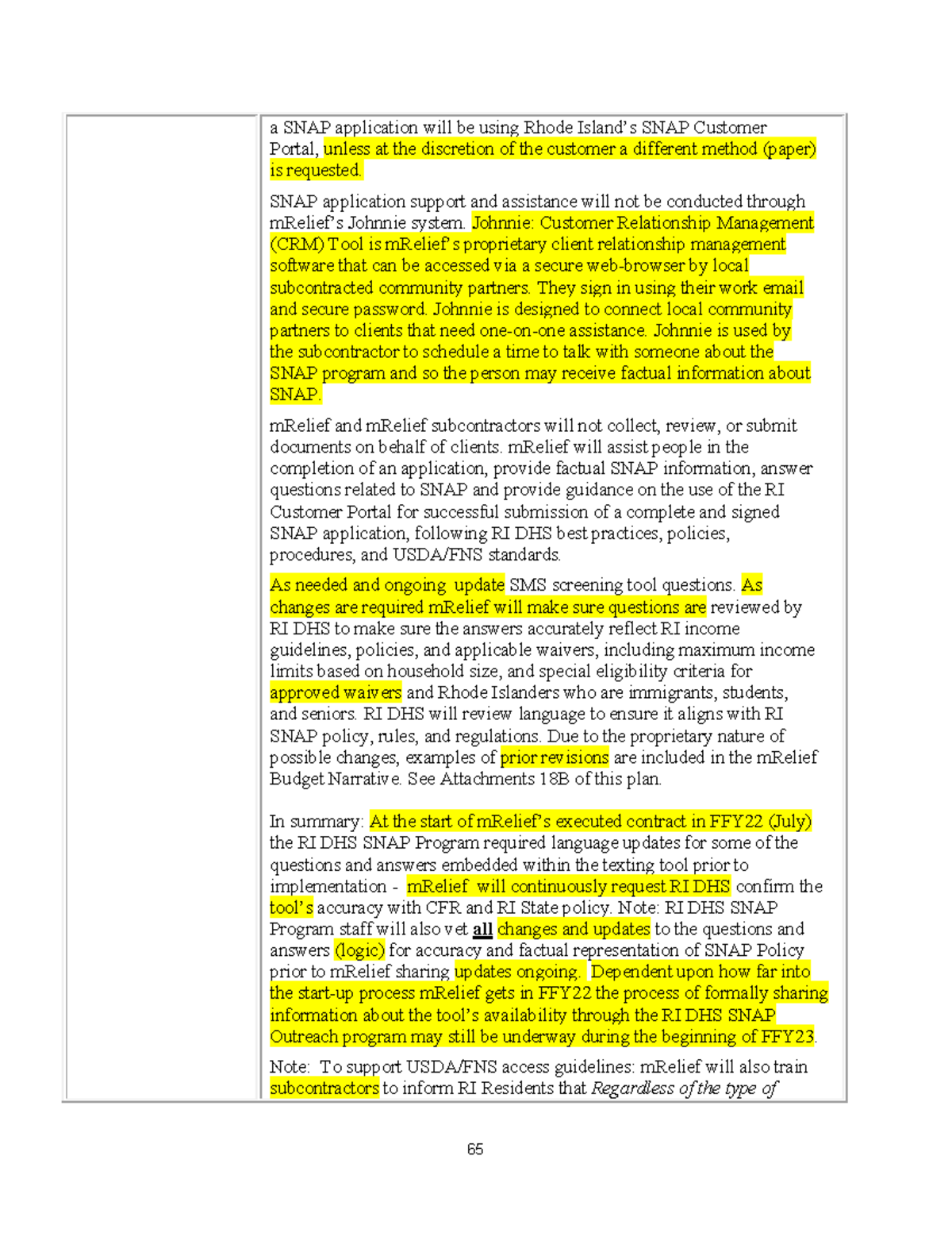 SNAP Outreach Plan FFY2023 Part17 a SNAP application will be using