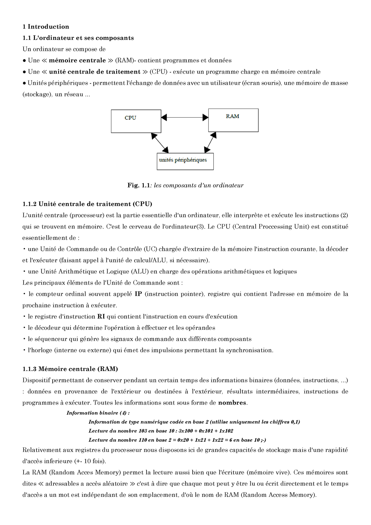 Mémoire et unité centrale, un couple dédié à l'exécution des programmes -  Interstices - Interstices