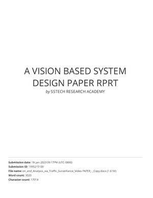 Report Format For Capstone Project II CSE445 - CAPSTONE PROJECT REPORT ...