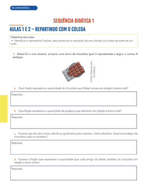 Apostila Matemática 6 Ano PDF, PDF, Fração (Matemática)