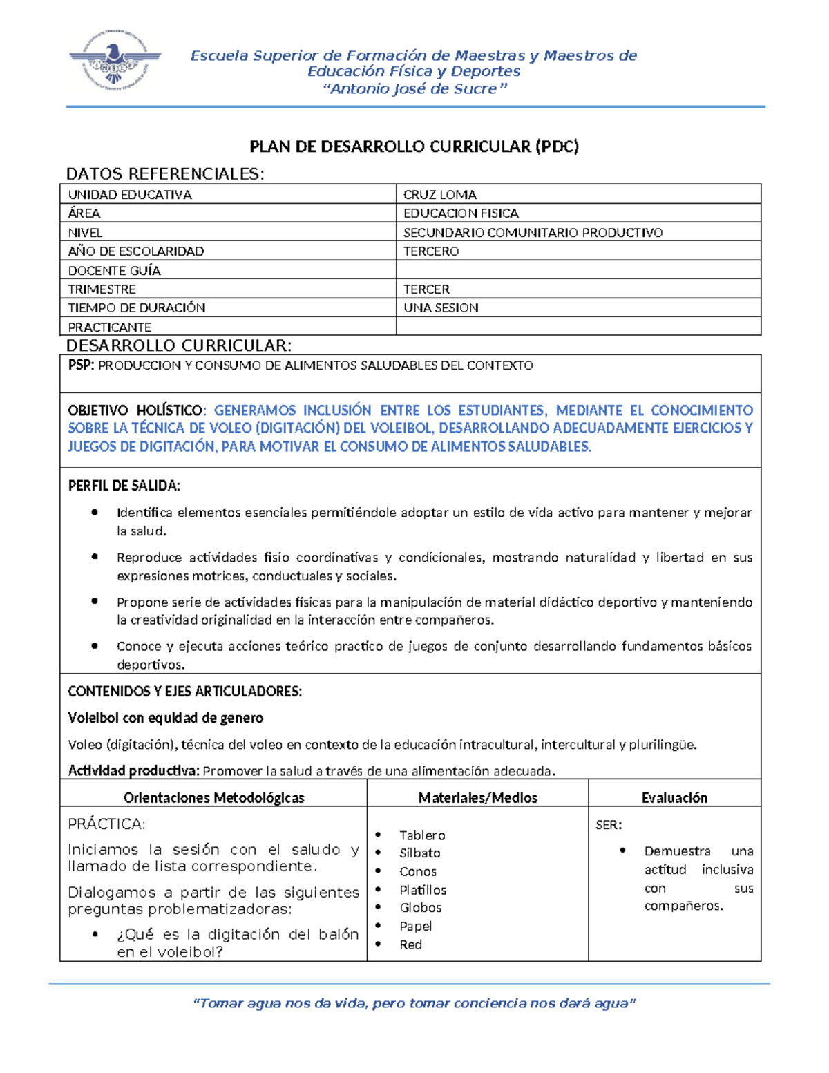 PDC 3RO 3 - 12312123 - Escuela Superior de Formación de Maestras y ...
