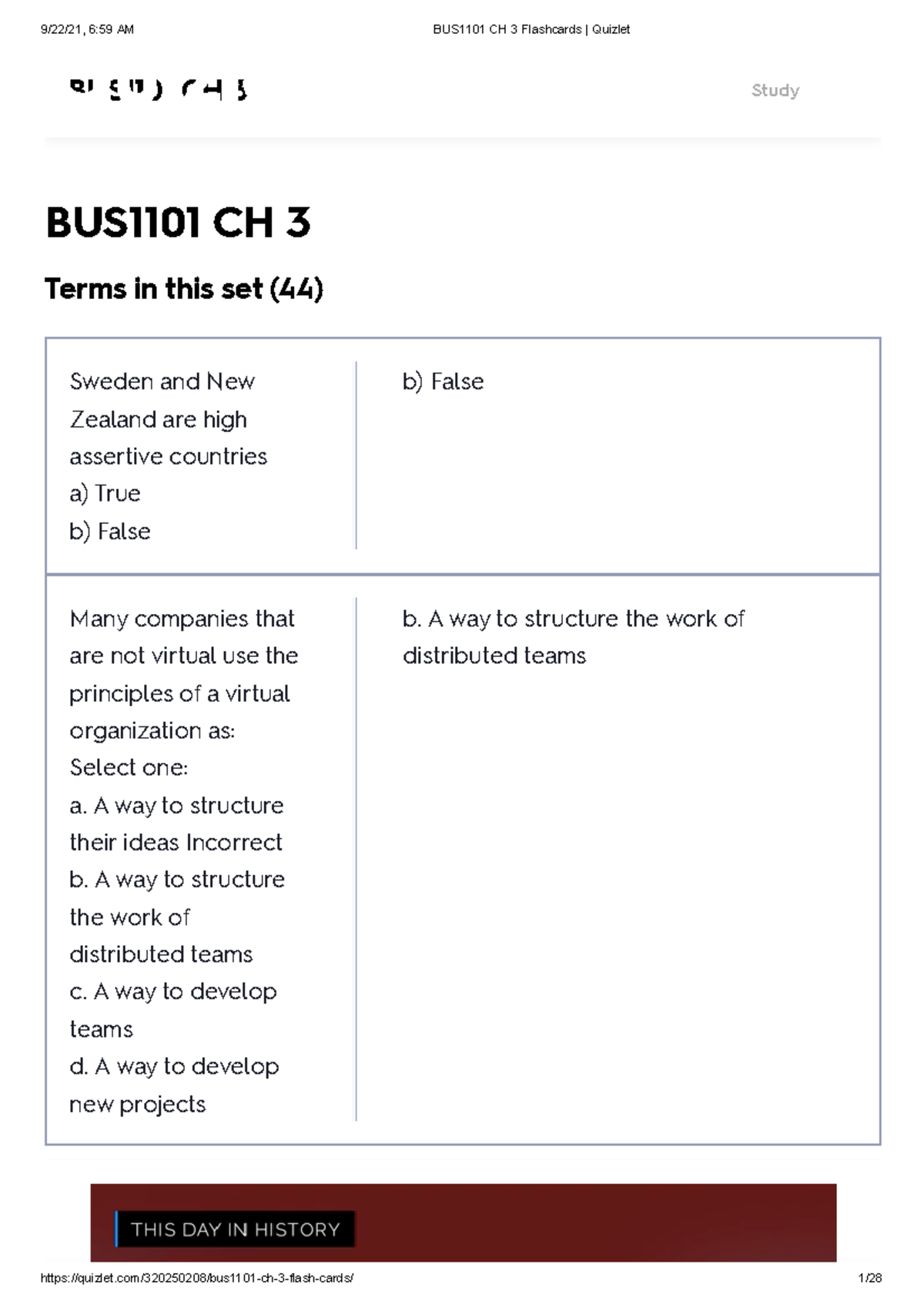 Introduction to Business management bus1101 for all students ...