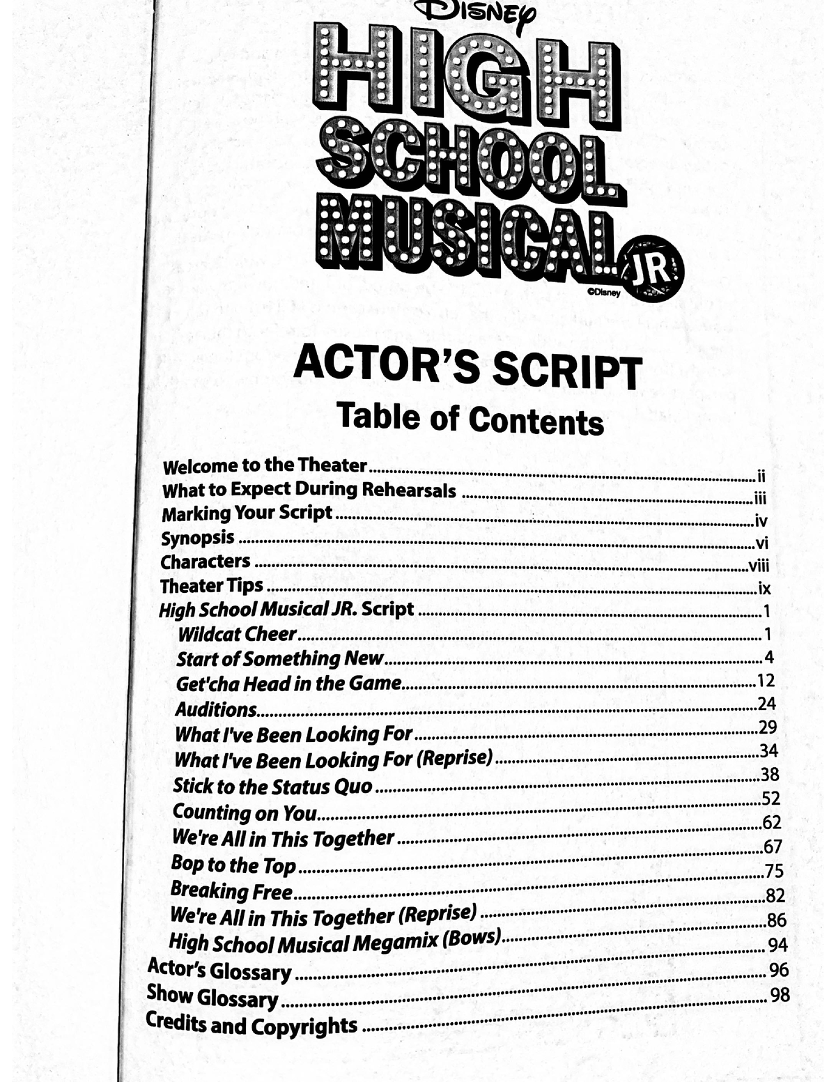 High School Musical Jr Script - MTTH 331 - Studocu