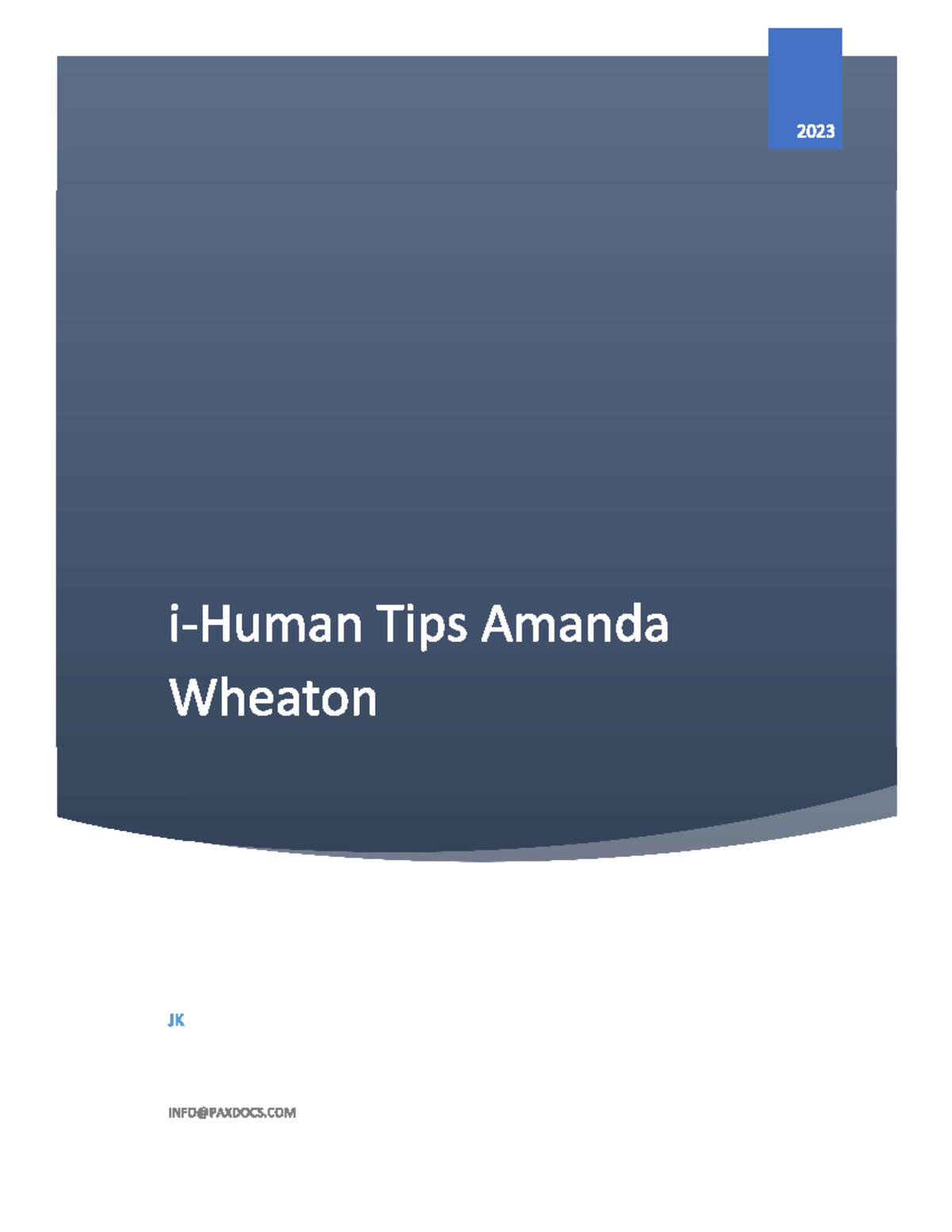 Amanda Wheaton Ihuman - p05xfu2