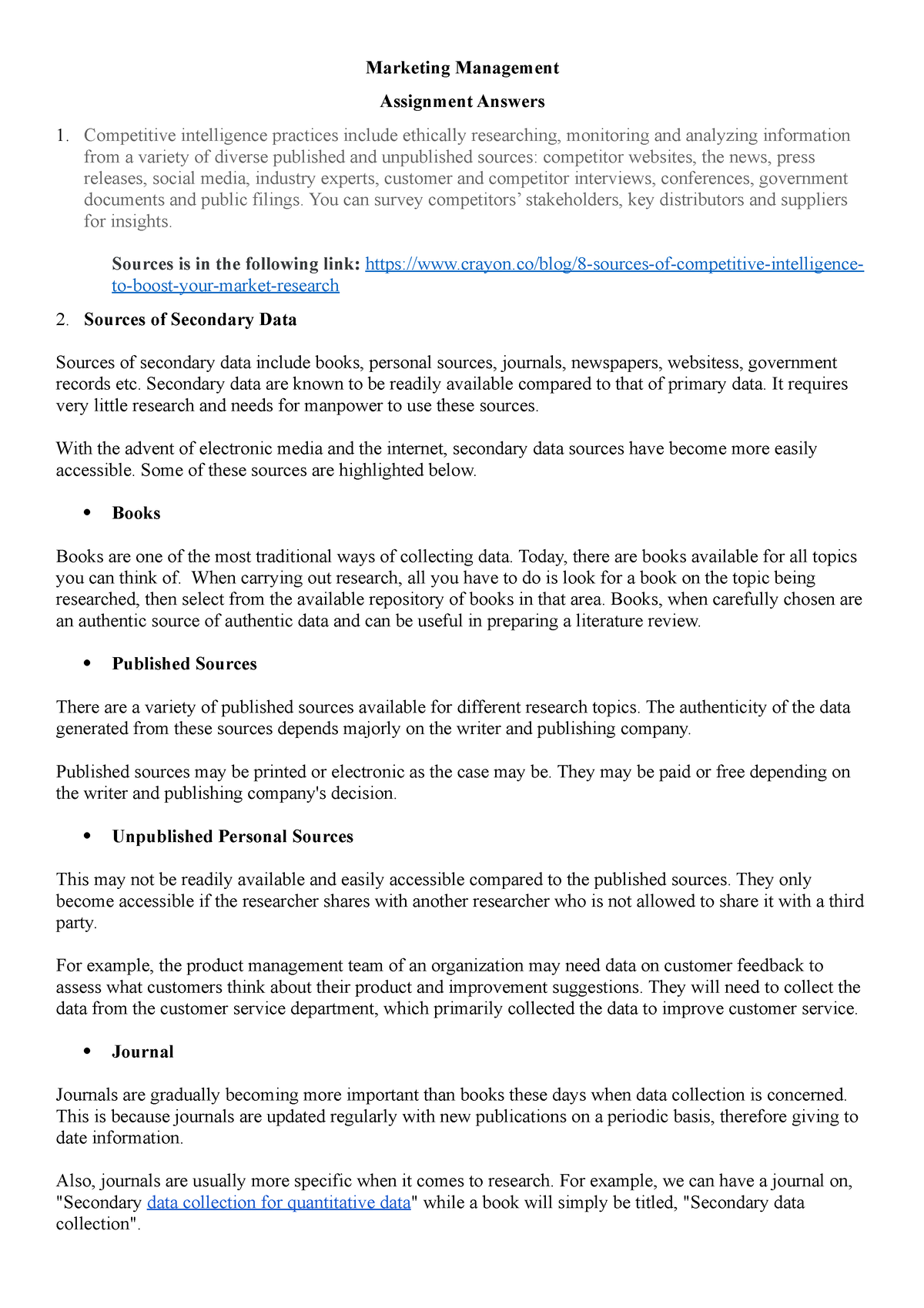 marketing management 2 nptel assignment answers 2023