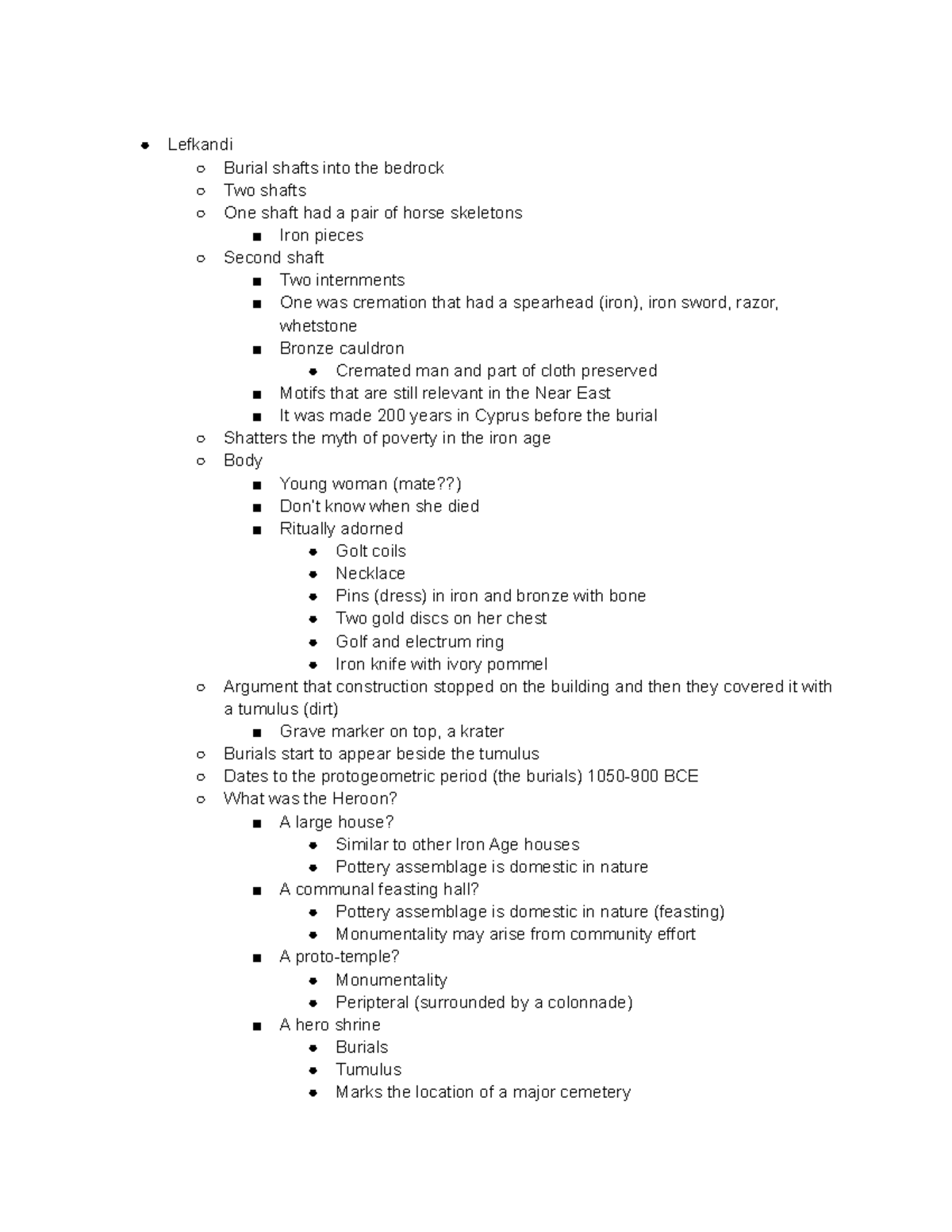 Sept 20 hierarchy and diversity; early iron age burial practices ...